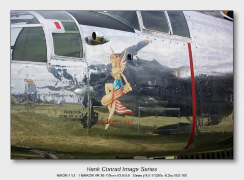 More WWII Nose Art | B-25 Lady Luck - Hank's Blog